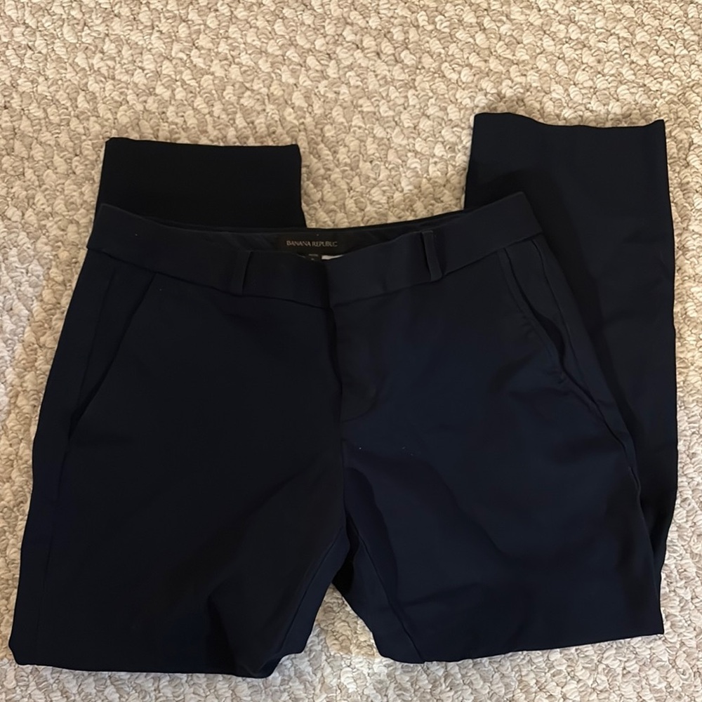 Banana Republic Women's Navy Cropped Pants